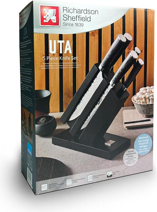 Richardson Sheffield UTA knife block 5-piece
