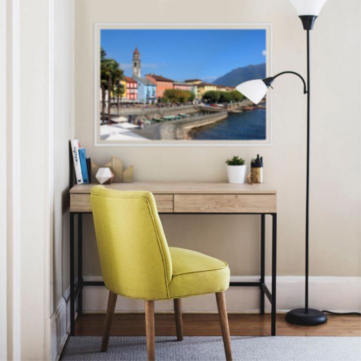 Immagine prodotto Trenddeko Passeggiata del porto di Lago Maggiore (120 x 80 cm)