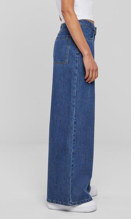 Produktbild Urban Classics Ladies Mid Waist Wide Denim (28)