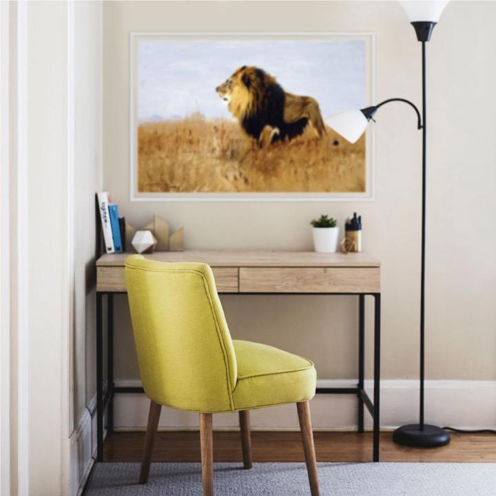 Produktbild Trenddeko Löwe auf der Suche nach Beute (150 x 100 cm, 120 x 80 cm, 80 x 50 cm, 100 x 70 cm, 60 x 40 cm, 45 x 30 cm)