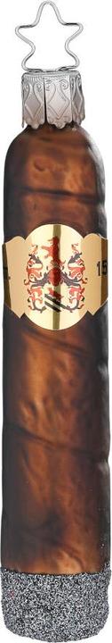 Actual product image Inge’s Glas Christmas Decor Christmas Ball Cigar 11.5 cm 1 piece (1 -part)