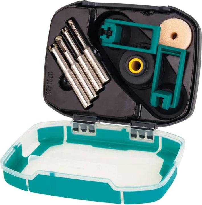Produktbild wolfcraft Bohrkronen-Set, diamantbestreut „Ceramic“, Ø 5–10 mm, 5-tlg. (10 mm)