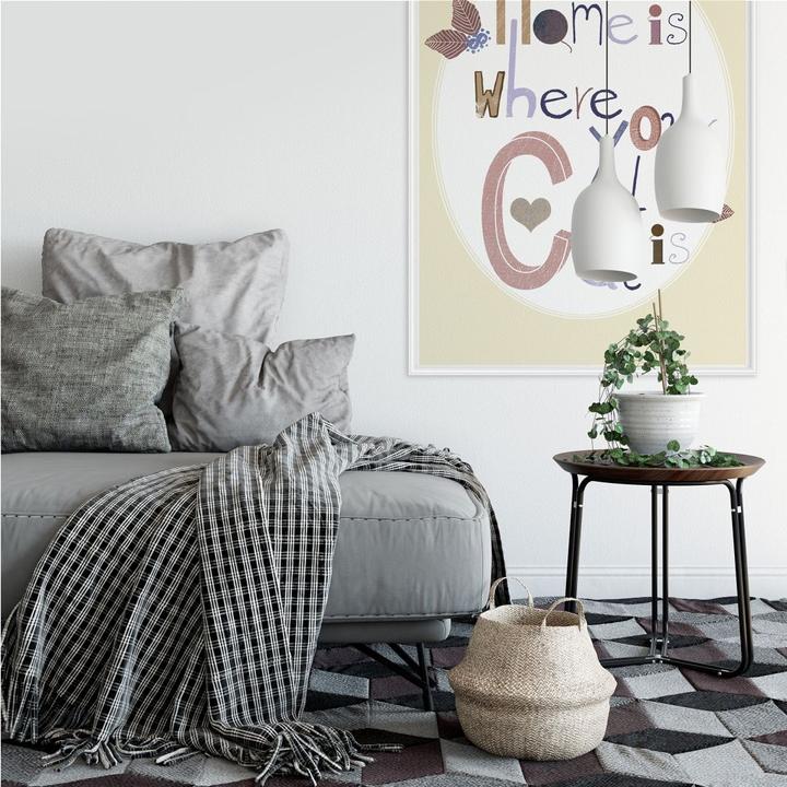 Immagine prodotto Trenddeko Casa è dove si trova il tuo gatto (50 x 80 cm)