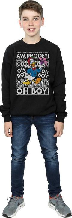 Immagine prodotto Disney Donald Duck Christmas Fair Isle Felpa Ragazzi (140, 146)