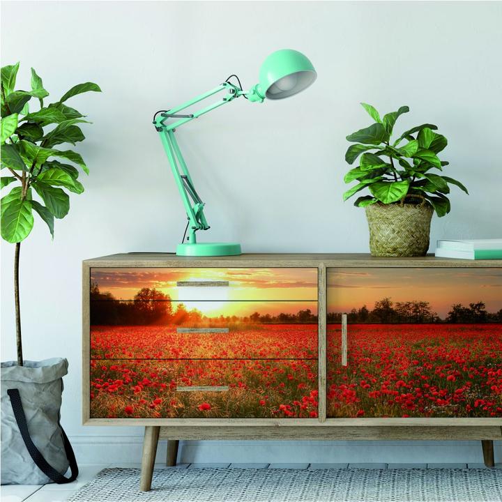 Immagine prodotto Trenddeko Campo di papaveri al tramonto (80 x 30 cm)
