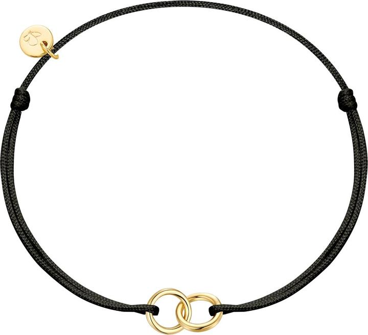 Glanzstücke München Textilarmband - 36432 (22 cm, Sterling Silber)
