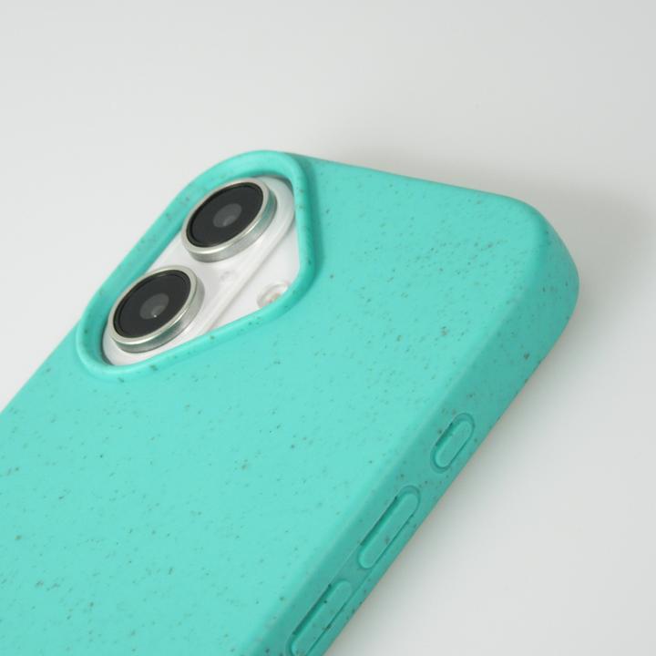Produktbild PhoneLook Hülle Bio Eco-Friendly Vegan mit Handykette Necklace Türkis (Apple iPhone 16)