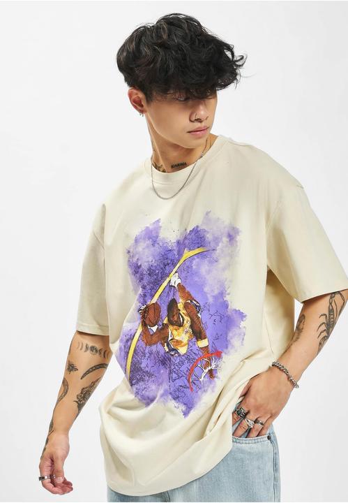 Actual product image Mister Tee Basketball Clouds 2.0 Oversize Tee - 12629 (L)