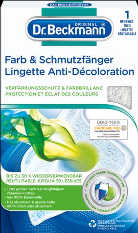 Actual product image Dr. Beckmann Colour and dirt trap (30 Washing cycles, Sheets)