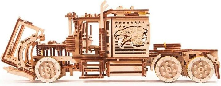 Actual product image Wood Trick Truck - articulated lorry - 3D wooden construction kit