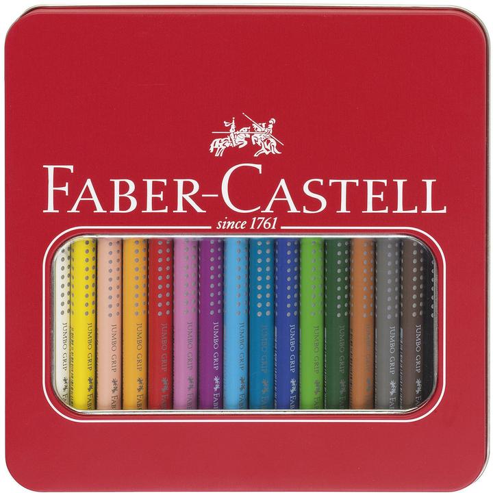 Faber-Castell impugnatura jumbo (Multicolore, 16 x)