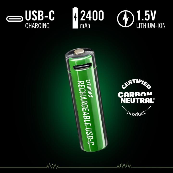 Image du produit Coast Zithion-X USB-C (4 pcs, AA, 2400 mAh)