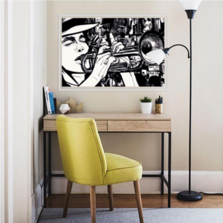 Produktbild Trenddeko Sound of a Street Musician (45 x 30 cm)