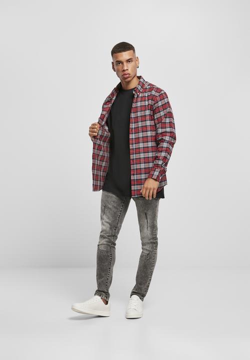 Actual product image Urban Classics Plaid Cotton Shirt - 15279 (L)