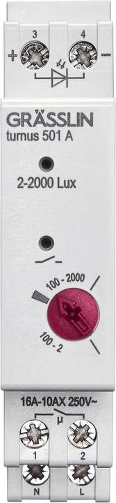 Actual product image Elbro REG twilight switch turnus 501 A, with brightness sensor, 1 S, 2600 W