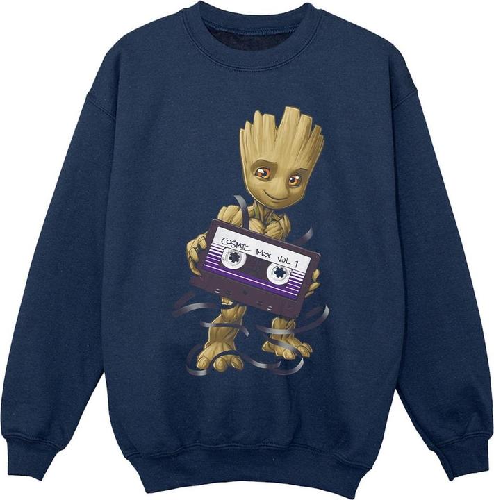 Image du produit - Sweat GUARDIANS OF THE GALAXY GROOT COSMIC TAPE - Fille (116)