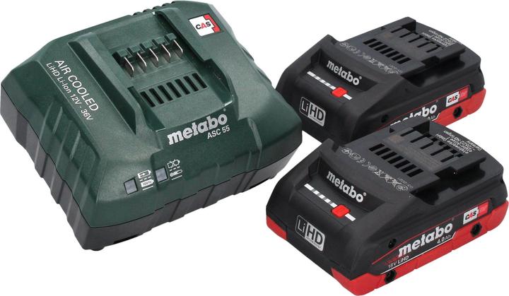 Produktbild Metabo Akku-Bohrschrauber BS 18 LT (602102800) Kunststoffkoffer 18V 2x LiHD + ASC 30-36 V (Akkubetrieb)