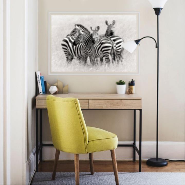 Actual product image Trenddeko Trubitsyn - Zebras in the Savannah (30 x 20 cm)