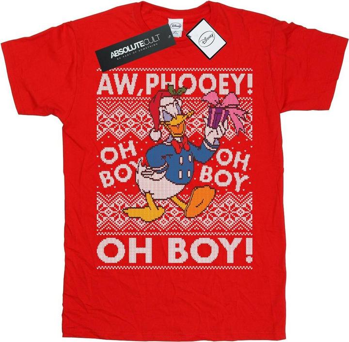 Image du produit Disney - T-shirt DONALD DUCK CHRISTMAS FAIR ISLE - Garçon (116)