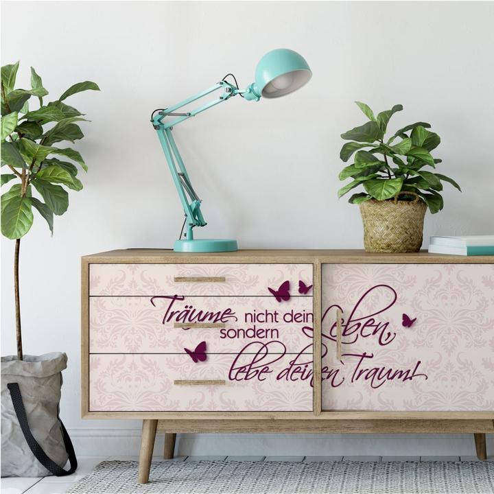 Immagine prodotto Trenddeko Non sognare la tua vita... Bacca (80 x 30 cm, 120 x 50 cm, 100 x 40 cm)