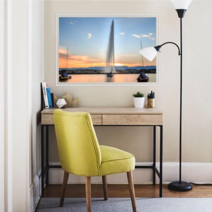Actual product image Trenddeko Water fountain at Geneva sunset (60 x 40 cm)
