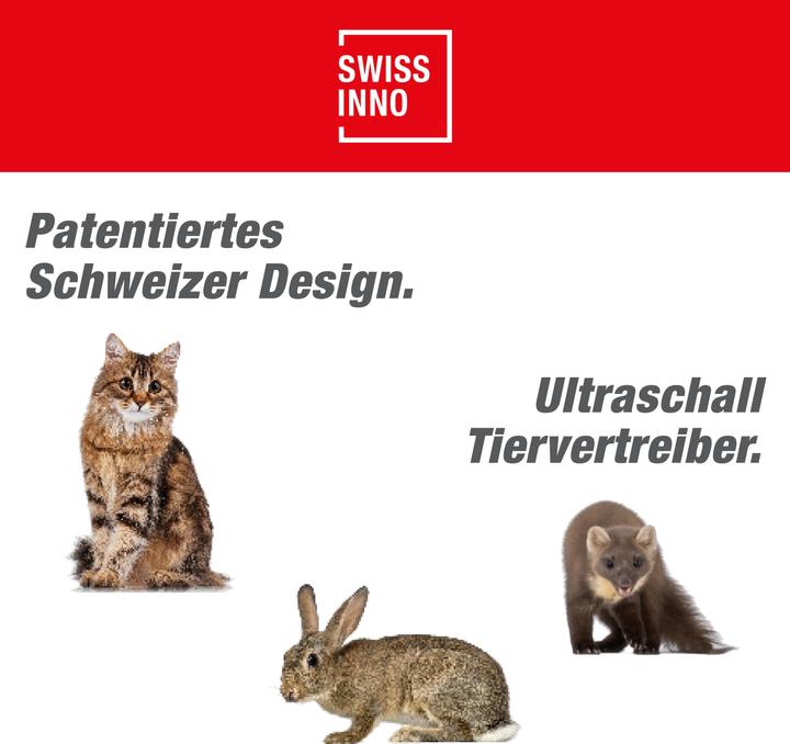 Actual product image Swissinno Solar Ultraschall Tiervertreiber, Marder- & Katzenschreck