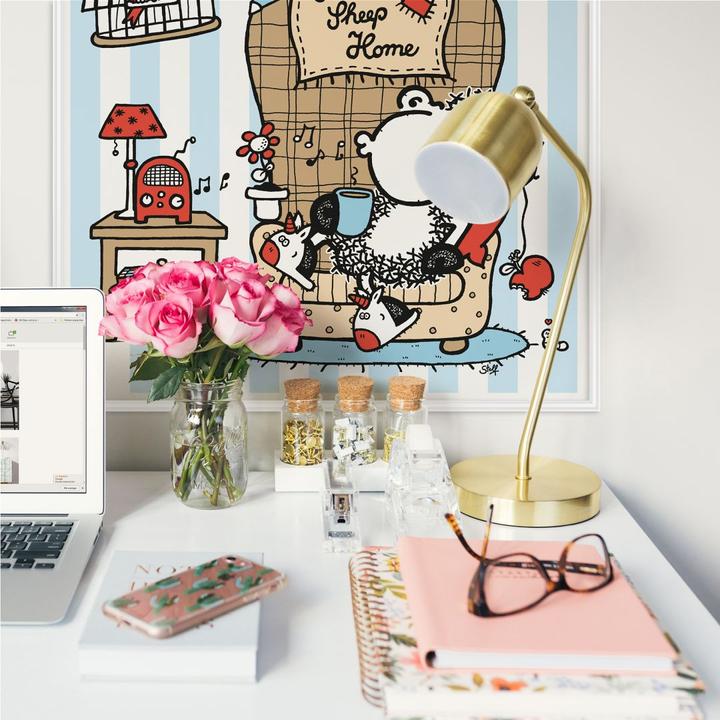 Immagine prodotto Sheepworld Musica domestica delle pecore (90 x 90 cm)