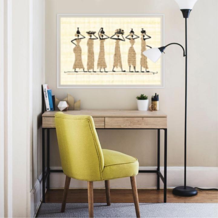 Actual product image Trenddeko Egyptian women (30 x 20 cm, 60 x 40 cm, 40 x 30 cm, 80 x 50 cm, 100 x 70 cm, 120 x 80 cm, 150 x 100 cm)