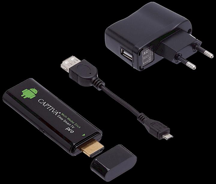 Actual product image Captiva Multi Media Stick Easy Smart TV Stick pro retail (WLAN USB-Stick)