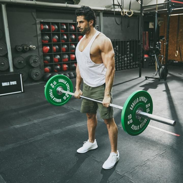 Image du produit Gorilla Sports Barre d'haltère long