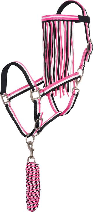 Produktbild Imperial Riding Set aus Nylonhalfter und Anbindeleine für Pferde mit Fliegenstirnband