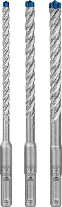 Actual product image Bosch Professional Zubehör Expert SDS plus-7X hammer drill bit set, 6/8/10 mm, 3 pcs. (10.0 mm, 6.0 mm, Ø 8.0 mm)