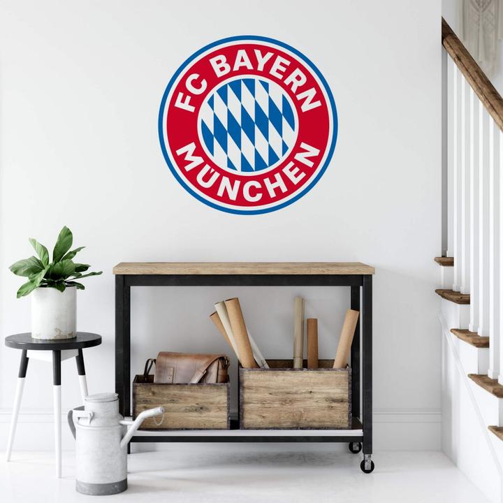 Produktbild FC Bayern München Logo ohne Sterne (80 x 80 cm)