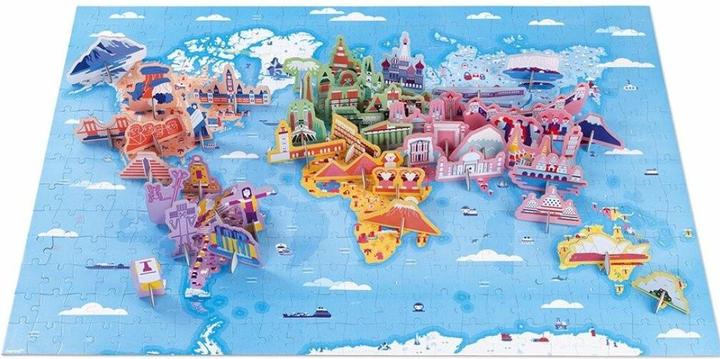 Actual product image Janod Sights puzzle (350 pieces)
