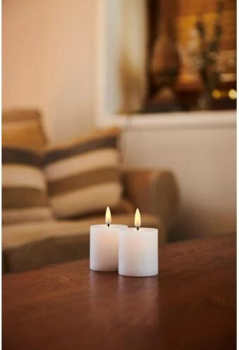 Image du produit Sirius Bougie LED Sille Mini 5.4 cm x 6.5 cm, Blanc (2 x)