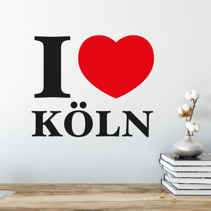 Produktbild Trenddeko I love Köln (40 x 34 cm)