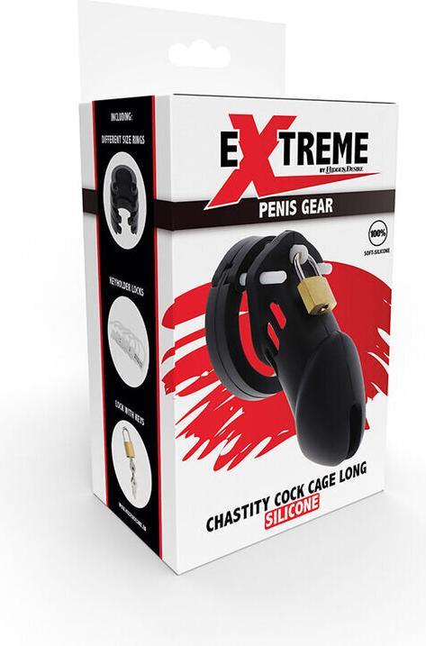 Immagine prodotto Hidden Desire Pompa Di Castità Estrema In Silicone Taglia L Nera