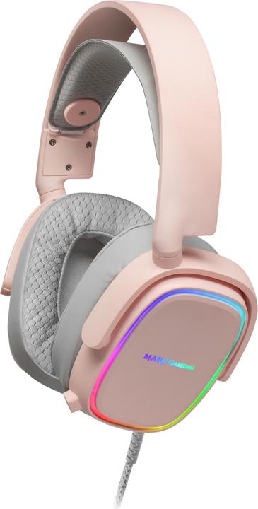 Actual product image Mars Gaming Casque Micro Gamer Mhax RGB (Rose) (Cable)
