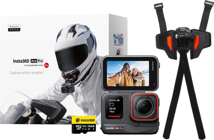 Actual product image Insta360 Ace Pro Motorcycle Kit (24p, Bluetooth, Wi-Fi)