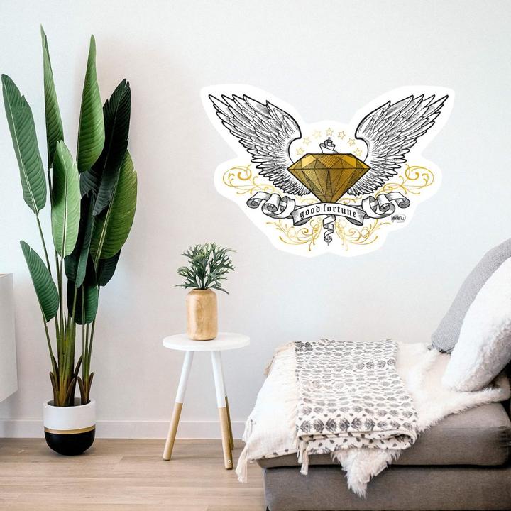 Produktbild LA Ink Diamant mit Flügeln (80 x 55 cm)