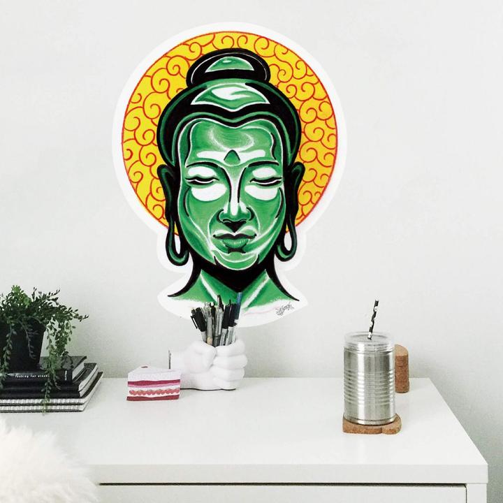 Image du produit Miami Ink Tête de Bouddha (31 x 40 cm)