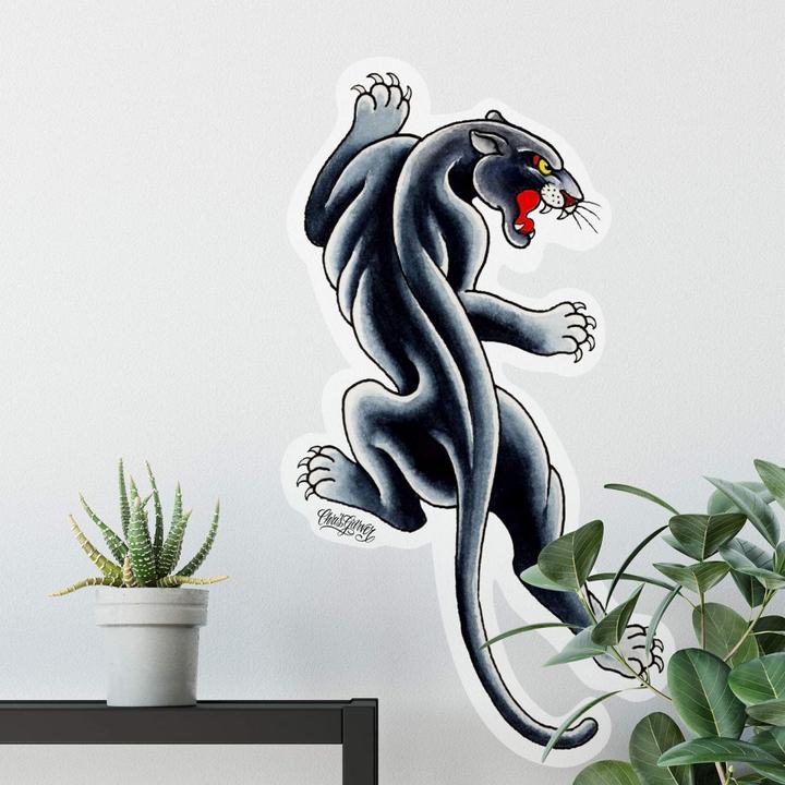Produktbild Miami Ink Black Panther (44 x 80 cm)