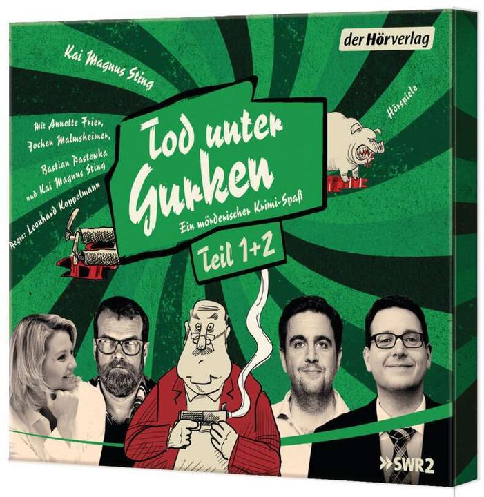 Actual product image Death among cucumbers part 1 + 2 (Kai Magnus Sting, Annette Frier, Jochen Malmsheimer, Bastian Pastewka, German)