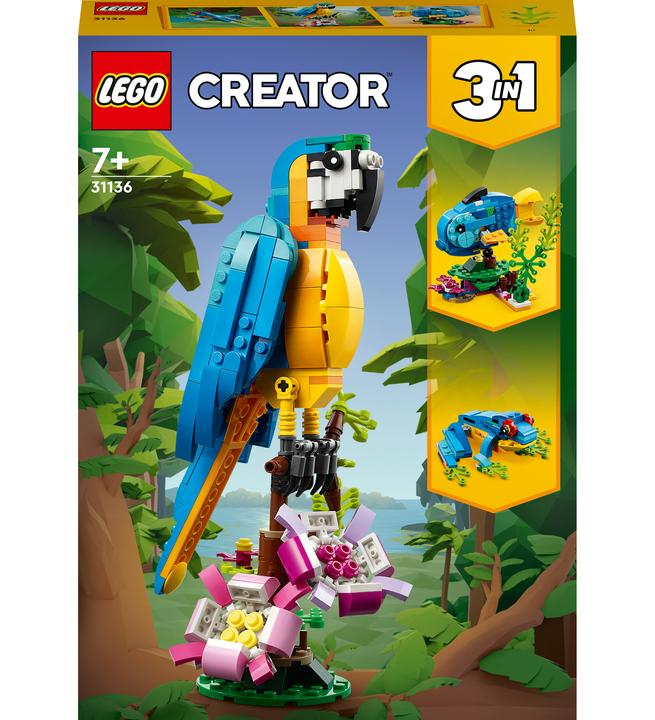 Actual product image LEGO 31136 Exotic parrot (31136, LEGO Creator 3-in-1)