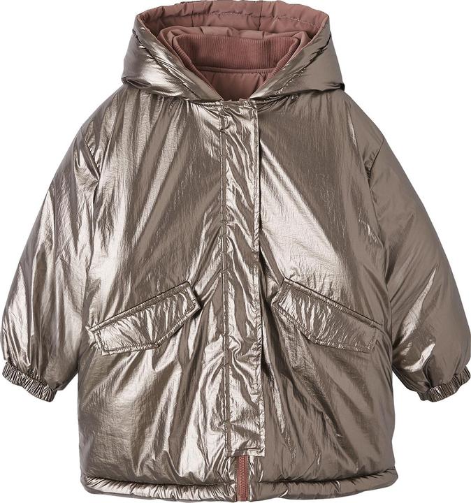 Produktbild Vertbaudet Mädchen Wende-Jacke mit Kapuze, Wattierung Recycling-Polyester (92)