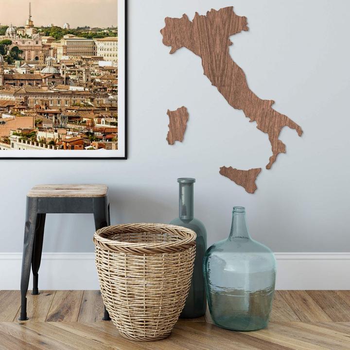 Produktbild Trenddeko Karte Italien (48 x 63 cm)