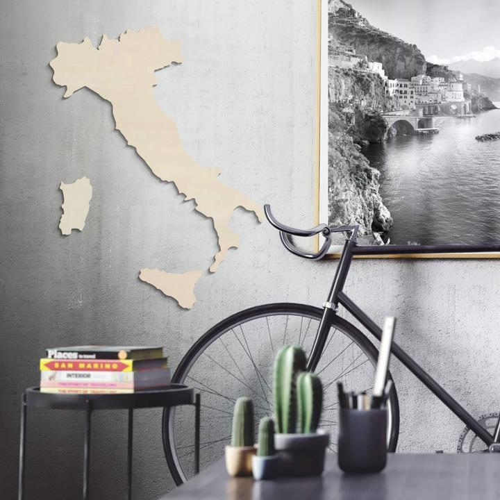 Actual product image Trenddeko Italy map (24 x 31 cm, 36 x 47 cm, 29 x 38 cm, 71 x 94 cm, 48 x 63 cm, 60 x 78 cm)