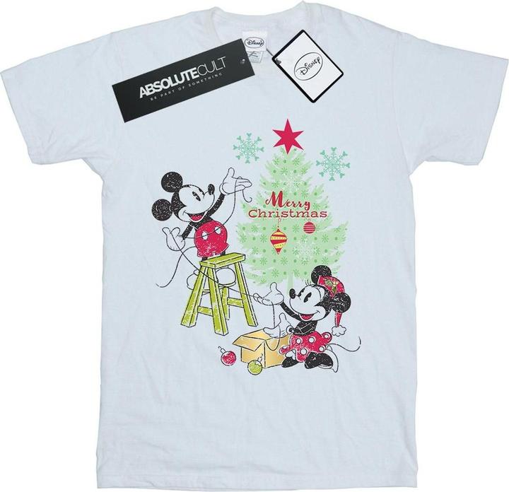 Image du produit Disney - T-shirt MICKEY AND MINNIE CHRISTMAS TREE - Femme (XXL)