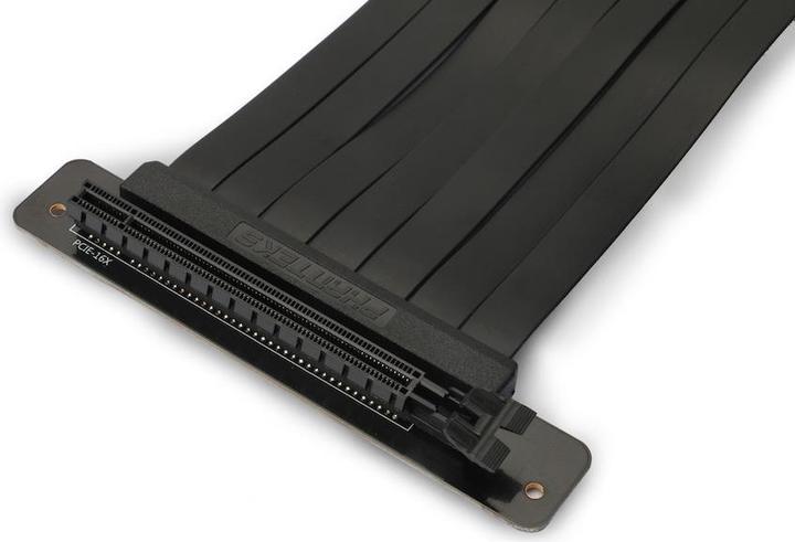 Actual product image Phanteks PCIe x16 riser ribbon cable, 90 degrees
