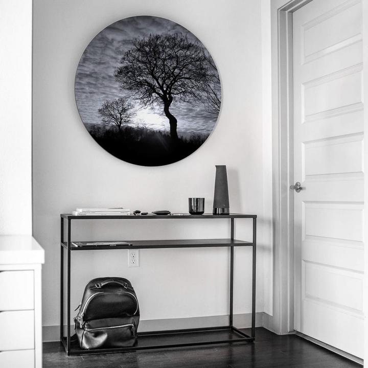 Actual product image Trenddeko Black and White Sunset (Ø 70 cm)
